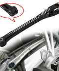 Adjustable Paralever Torque Arm Rear Drive Shaft Lever For BMW R Nine T 2014 2017 Racer Bolt On Upgrade Boosts Ride Stability And Lower Seat Height Without Sacrificing Handling black billet aluminum arm installed on motorcycle