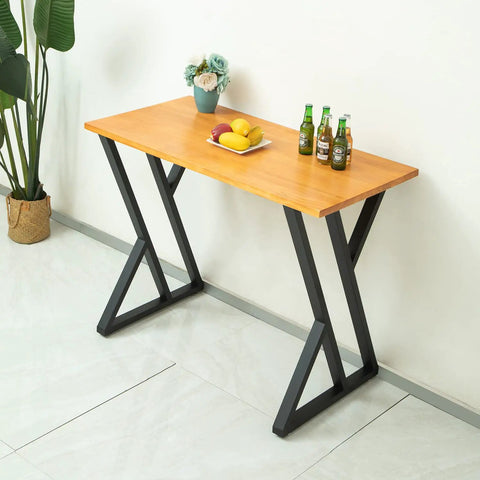 36 Inch Counter Height Table Legs By Metal Bar Steel For Kitchen And Outdoor Use Rust Resistant Powder Coated Finish Tall Desk Feet