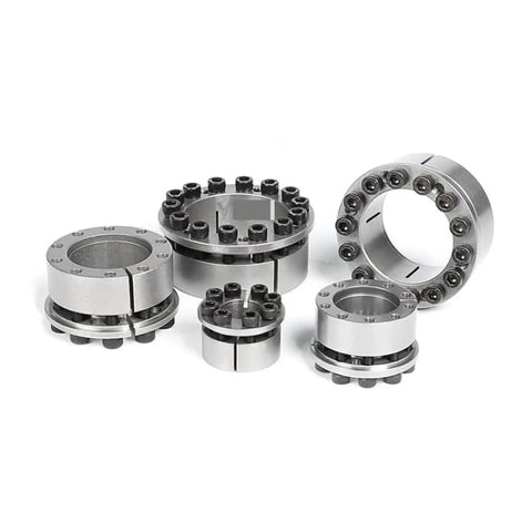 Heavy Duty Coupling Expansion Bushing Kit For Industrial Machinery Shafts Locking Device Assembly compatible with bore sizes 5-70mm.