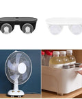 8 Pack Self Adhesive Furniture Caster Wheels Quiet Glide Floor Friendly No Scratch Heavy Duty ABS Castors on fan and bin