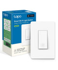 Smart Light Switch With Matter Compatibility, 3 Way 4 Way And Single Pole Lighting Control, Plug And Play Ready, Energy Monitoring, Neutral Wire Required, 2.4GHz WiFi, Works With Alexa Google Home Siri SmartThings, UL Certified S515 packaging and switch.