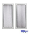 Replacement True HEPA Filter For Hamilton Beach TrueAir Compact Pet Air Purifiers 04383 04384 04385 04386 H13 2-Pack, front view