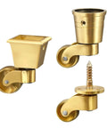 Orange Piano Copper Stem Casters For Small Furniture And Chair Wheels Built To Last Solid Heavy Duty Metal Caster Wheels For Home