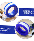 12 Rolls High Temp PTFE Sealing Tape For Water Leaks Faucets Shower Heads Garden Hoses Plumber Tape Leak Proof Thread Sealant