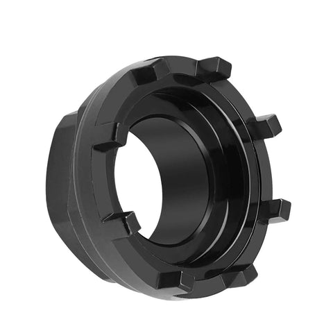 Lockring Tool for ISIS SRAM Truvativ 8 Notch Bottom Bracket Cups With 8 Tooth Splines, Sealed Cartridge Tool, Carbon Steel Build