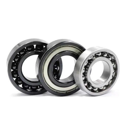 Top Shelf High Temperature Ball Bearing 6916 80x110x16 Millimeters Sealed Industrial Grade Kiln Part displayed in trio showing different angles.