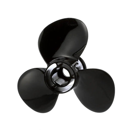 Black Max 3-Blade Aluminum Propeller For Outboards, 13 Inch Diameter, 19 Inch Pitch, Right Hand Rotation, Heavy Duty Marine Prop