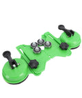 Pro 16 Piece Hole Saw Kit With Double Suction Cups For Ceramic Tile, Glass Marble And Granite Wet Dry Drilling Tool To Chip-Free Precision Cuts, green guide
