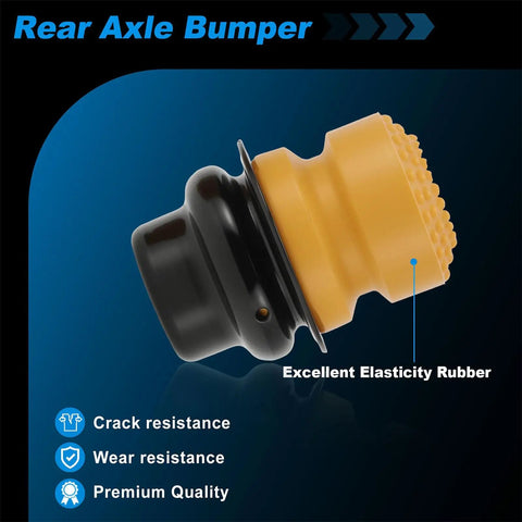 2 Pack Rear Bump Stop Kit For Honda Odyssey Models 2005-2017, Rubber Jounce Bumper Cushion Absorb Shock And Vibration Direct Mount Replacement Part Restores Smooth Suspension Drive close-up