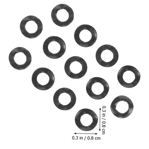 500 Piece Wave Washers Kit Compression Type Spring Steel Gaskets For Automotive, Plumbing, And Home Use, Boosts Stability, Prevents Loosening, Elasticity, And Impact Resistance, black wave washers 0.3 in