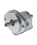 Front view of the Concentric High Pressure Hydraulic Gear Pump - 0.517 Cu. in. Model Number G1232C5A300N00 with mounting flange and shaft.
