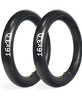 Two Pack 16x3.0 Inner Tubes With 90 Degree Angled Valve For 16 Inch Tires For 3 To 3.5 Inch Wide Tires Compatible With E Bikes Scooters