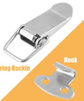 4 Pack Stainless Steel Spring Loaded Toggle Latches With Screws Heavy Duty Hasp Clamps For Tool Boxes Chests And Cases 72mm Overall Length