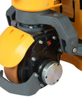 Close-up of Top Shelf Replacement Bent Carrier Plate For CBD15 EPJ3300 Electric Pallet Jack showing heavy duty steel components.