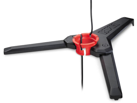 Folding Camera Panner For Ice Fishing, Pro Grade Underwater Angler Accessory with Easy Mounting and 360 Degree Rotation, Red/Black