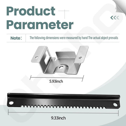 Steering Rack Plate for MTD Craftsman and Troy-Bilt Lawn Mowers Replaces 753-11064A 783-07239A steel components with dimensions