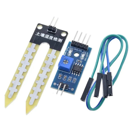 Five Pack LM393 Soil Moisture Sensor Module 3.3V-5V With Digital And Analog Output For Arduino auto plant watering gear