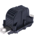 Black High Voltage Battery Disconnect Pyro Fuse Drop In Replacement For 2017 2022 Models, heavy duty single piece fuse side view.