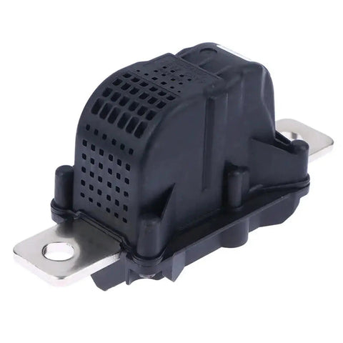 Black High Voltage Battery Disconnect Pyro Fuse Drop In Replacement For 2017 2022 Models, heavy duty single piece fuse side view.