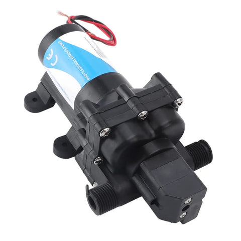 Fabater 12V DC Self Priming Diaphragm Water Transfer Pump At 3.0 Gpm Perfect For Rv Marine Boat Misting And Cleaning Applications Providing High Efficiency And Reliable Water Flow For All Your Outdoor Needs