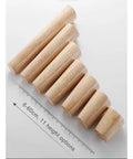 Solid Wood Furniture Legs Set For Beds Desks Chairs And Sofas Eco Friendly Natural Wood Feet With Built In Floor Protection Mat