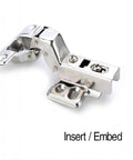 Stainless Steel Door Hinge With Hydraulic Damper Soft Close For Cabinet And Cupboard Doors Full Overlay Quiet Close Smooth Operation Durable Steel Connector