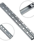 Two Pack Ball Bearing Drawer Slides 13 Inch Heavy Duty Steel Rails For Kitchen Cabinets And Office Furniture, Smooth Quiet Glide, Prevents Jamming