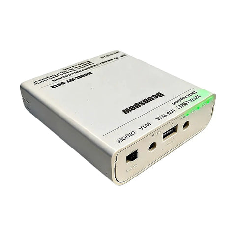 No Sweat Tool Free DC5521 Battery Enclosure Slips In Three 18650 Cells For Steady 12V 9V And 5V Outputs view showing compact design and connection ports.