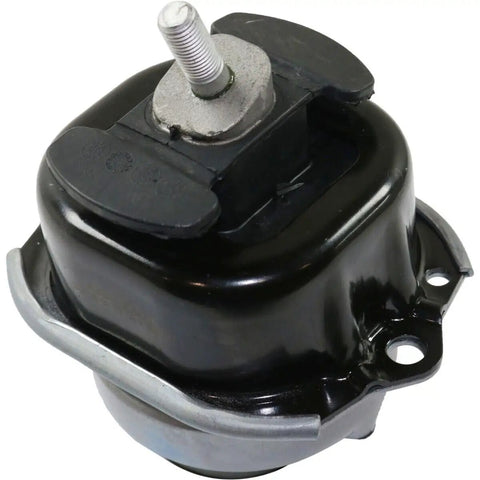 Top Shelf Motor Mount Replacement For BMW Rides Driver Or Passenger Side Heavy Duty Engine Support Bracket top view with steel bolt.