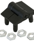 E6 Series Adjustable Torque Position Control Hinge Acetal Copolymer Construction 1 Inch Leaf Height