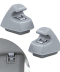 2 Pack Car Sun Visor Clips Replacement Bracket Visor Hook Clips For Cruze 2011 2016 And Verano 2012 2017 Grey ABS Plastic