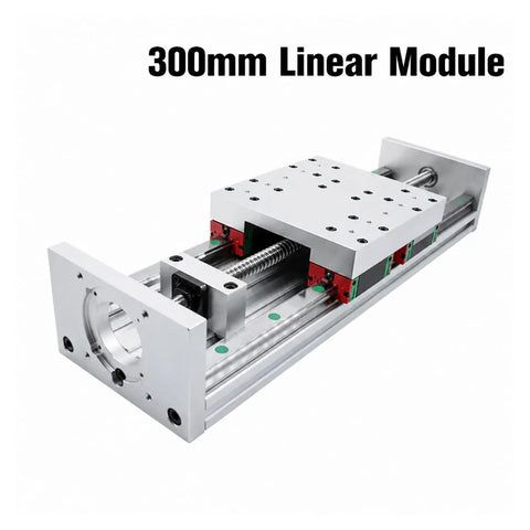 High Performance CNC Linear Slide With SFU1605 Ballscrew And HGR20 HGH20CA Rails For Precision 300mm Stroke Smooth Axis Motion Upgrade