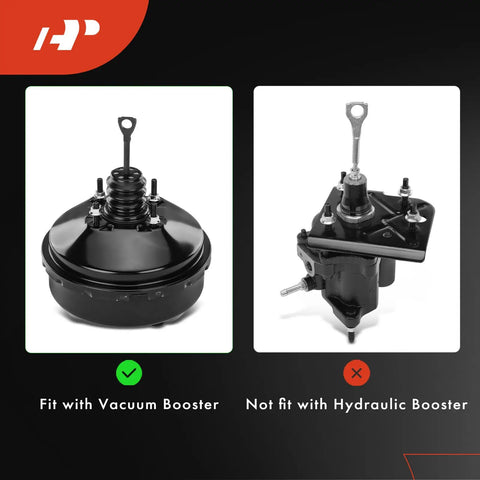 Comparison of vacuum brake booster fit for GMC Sierra 1500 and Yukon XL 2500, highlighting compatibility and installation.