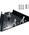 Quick Release Bench Plate Kit For Lee Precision Reloading Press with heavy steel base and mounting hardware for efficient swapping.