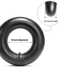 Heavy Duty 13x5.00-6 Inner Tube With TR87 Bent Metal Valve Stem Universal Fit For 13x5.00-6 Tires And 5-Inch Wide Wheels