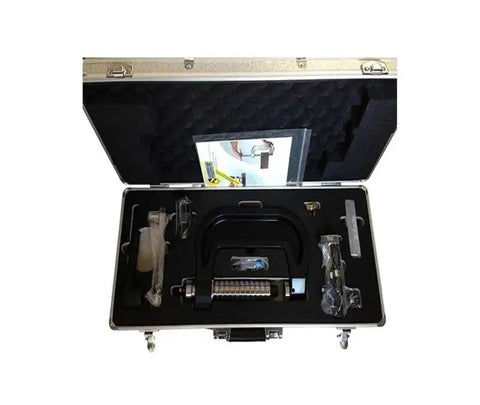 Digital Brinell Hardness Tester Impact Pin Hammer Durometer For Steel And Cast Iron Portable Metal Gauge in sturdy case.
