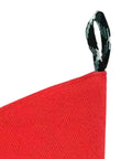 Close-up of red Dog Bite Sleeve Training Arm Guard For Puppies And Dogs Heavy Duty Tear Resistant Bite Protection Sleeve with loop.