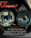Electric Trailer Brake Assembly 10 Inch By 2-1/4 Inch For 2300-3500 Lb Axles with close-up view of the mechanism