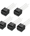 5 Pack RPR220 Photoelectric Switch Reflective Optical Coupling Sensor 4 Pin With 1 To 13mm Detection Range