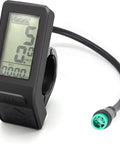 KT LCD4 display mini meter for electric bikes, 24V 36V 48V 52V compatible KT controller, speedometer and odometer, waterproof 5 pin connector