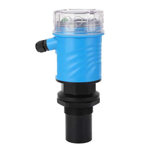 Ultrasonic Water Level Sensor For Mining And Industrial Use, 0-10M Range, DC 24V Power, blue modular circuit design