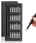 25in1 Magnetic Precision Screwdriver Set Do It All Mini Repair Tool Kit for electronics with steel bits and holder case