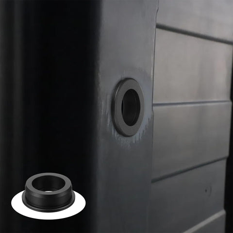Top Hat Silicone Grommets Five Pack For One And A Half Inch Drill Holes installed in automotive firewall for waterproof sealing