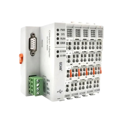 Industrial EtherCAT IO Module Standard Slave Adapter With 100M Bus Transmission Range And 32 I O Expansion Module Modbus GCAN 8100