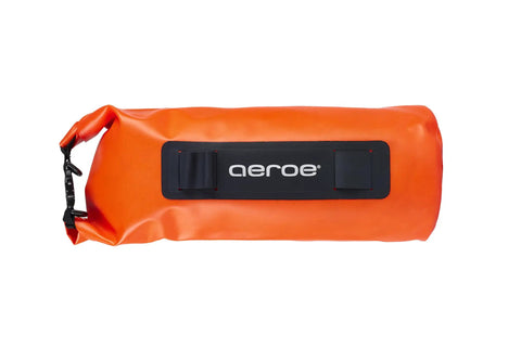 Spider Handlebar Cradle With 8L Heavy Duty Dry Bag For MTB Gravel And EMTB Bikes Quick Release Mount waterproof orange bag