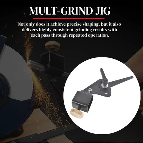 Heavy Duty Sharpening System For 8 Inch Grinders Complete Kit With Quad Jig Mult-Grind Jig illustration