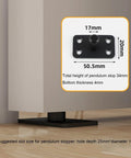 Folding Single Track Barn Door Hardware Kit For Double Doors, Bypass Sliding System with low ceiling flat track details