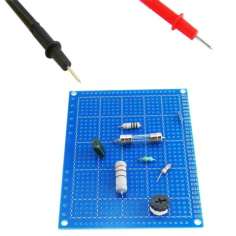 Six Pack Solderable Breadboard Kit With 824 Holes And A 70 By 90 Millimeter 1.6 Millimeter Thick PCB Board With Components For Prototyping