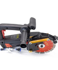 Pro Grade 8 Inch Electric Concrete Saw 4800W Wall Chaser Cutter with 8 Inch Blade for Wet and Dry Use, Dust Control, and Water Pump