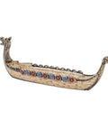 Hand Carved Dragon Boat Incense Burner With Traditional Chinese Design Incense Stick Holder And Censer Ornaments In Brown